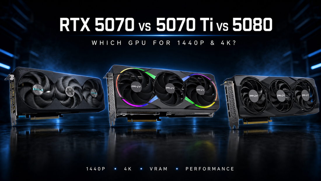 RTX 5070 vs 5070 Ti vs 5080: Which GPU for 1440p and 4K?