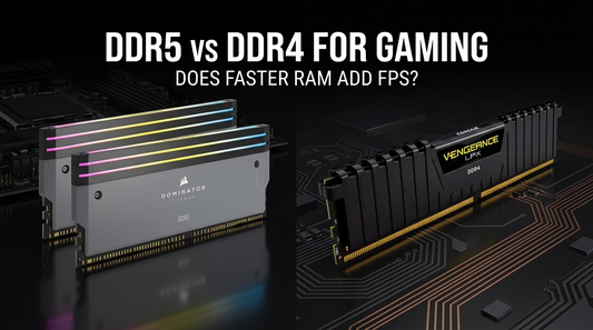 Corsair DDR5 and DDR4 gaming memory compared for gaming performance