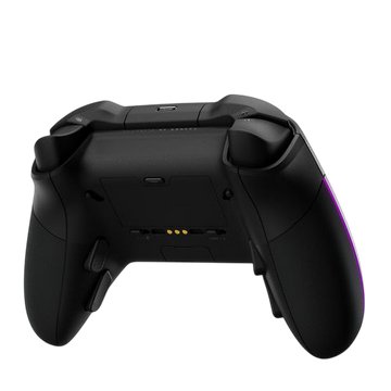 Kryoshift ASUS ROG Raikiri II wireless gaming controller in black, rear view showing ergonomic grip and buttons