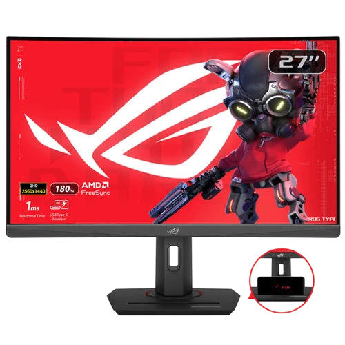 ASUS ROG STRIX XG27WCS Curved Gaming Monitor Black