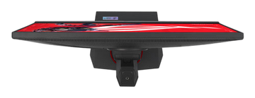 Kryoshift ASUS ROG Strix XG27UCS 27-inch 4K gaming monitor viewed from above showing the adjustable stand