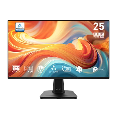 MSI PRO MP251 E14L 24.5 FHD Gaming Monitor Black