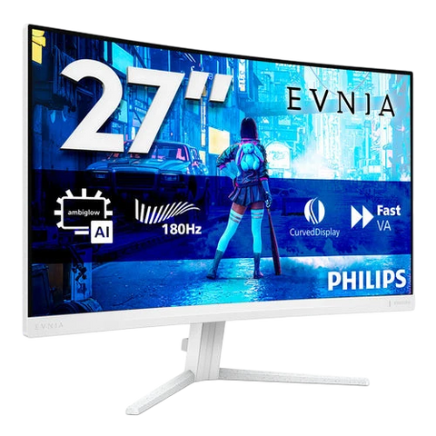 Philips 27 Curved Gaming Monitor White