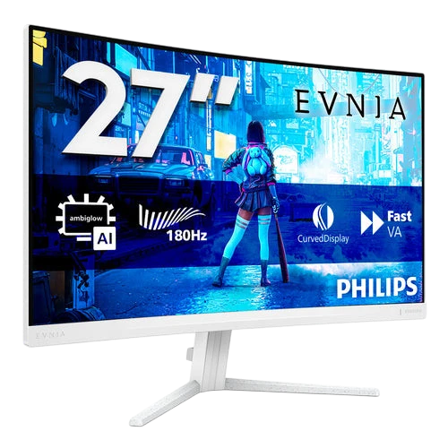 Philips 27 Curved Gaming Monitor White