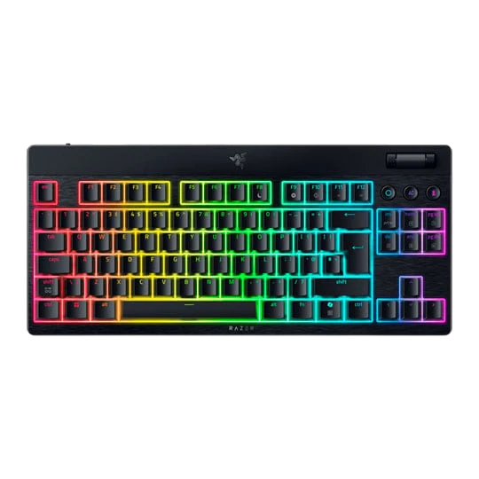 Razer BlackWidow V4 Hyperspeed Tenkeyless Gaming Keyboard Black