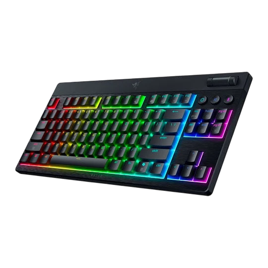 Razer BlackWidow V4 Hyperspeed Tenkeyless Gaming Keyboard Black