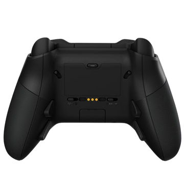 Back view of the black Kryoshift ASUS ROG Raikiri II Xbox wireless gaming controller with programmable rear buttons.