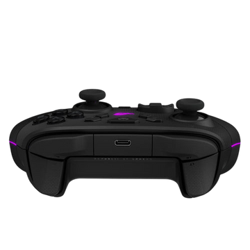 Kryoshift ASUS ROG Raikiri II black wireless gaming controller showing top view with USB-C port and thumbsticks