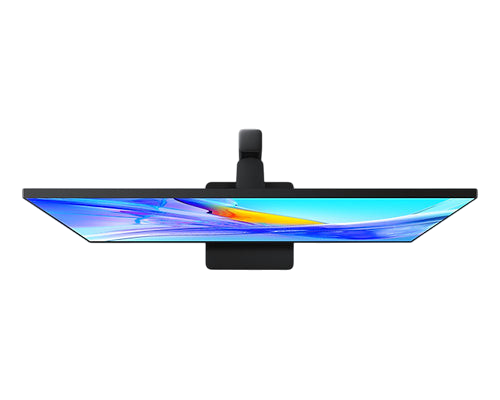 Kryoshift Samsung ViewFinity S8 32-inch 4K UHD gaming monitor in black, viewed from a top-down perspective.