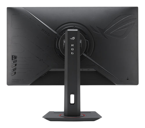 Kryoshift ASUS ROG Strix XG27UCS 27-inch 4K gaming monitor, rear view showing adjustable stand and sleek dark grey design