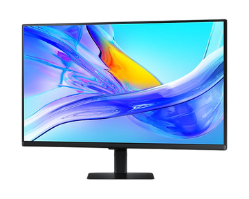 Kryoshift Samsung ViewFinity S8 32-inch 4K UHD gaming monitor with vibrant abstract screen display in black