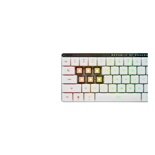 ASUS ROG Falchion RX Low Profile Gaming Keyboard White