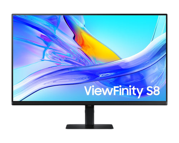 Kryoshift Samsung ViewFinity S8 32-inch 4K UHD HDR10 gaming monitor with a sleek black frame and vibrant screen display