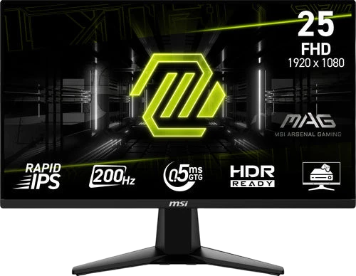 MSI MAG 255F 24.5 Inch 200Hz Gaming Monitor Black