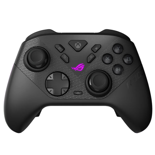 Kryoshift ASUS ROG Raikiri II wireless gaming controller in black with ergonomic design and programmable buttons