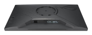 Kryoshift ASUS ROG Strix XG27UCS 27-inch 4K gaming monitor rear view showing ports and VESA mount in dark grey
