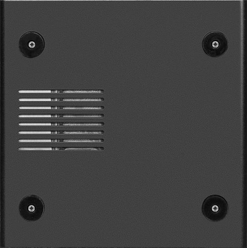 Kryoshift MSI EdgeXpert AI workstation mini PC top view showing black metal chassis with ventilation grille