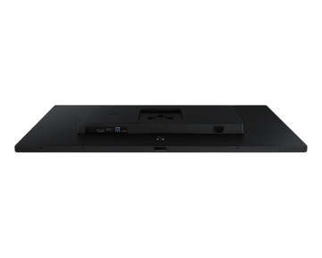 Rear view of the black Samsung ViewFinity S8 32-inch 4K UHD monitor showing input ports from Kryoshift