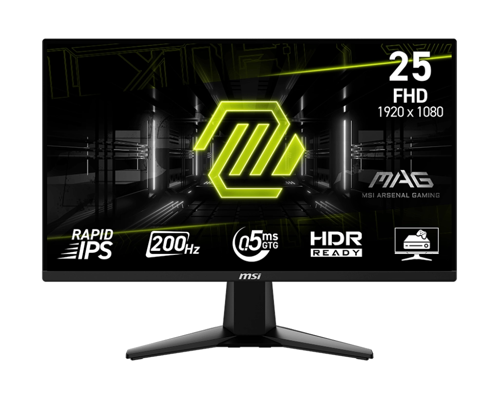 MSI MAG 255F 24.5 Inch 200Hz Gaming Monitor Black