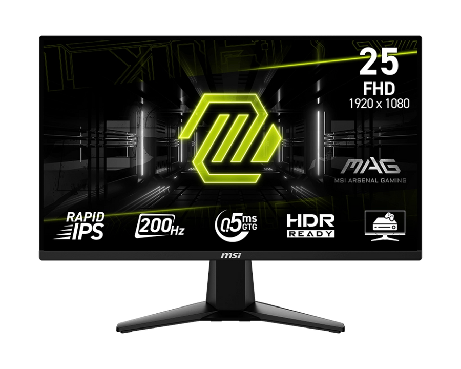 MSI MAG 255F 24.5 Inch 200Hz Gaming Monitor Black