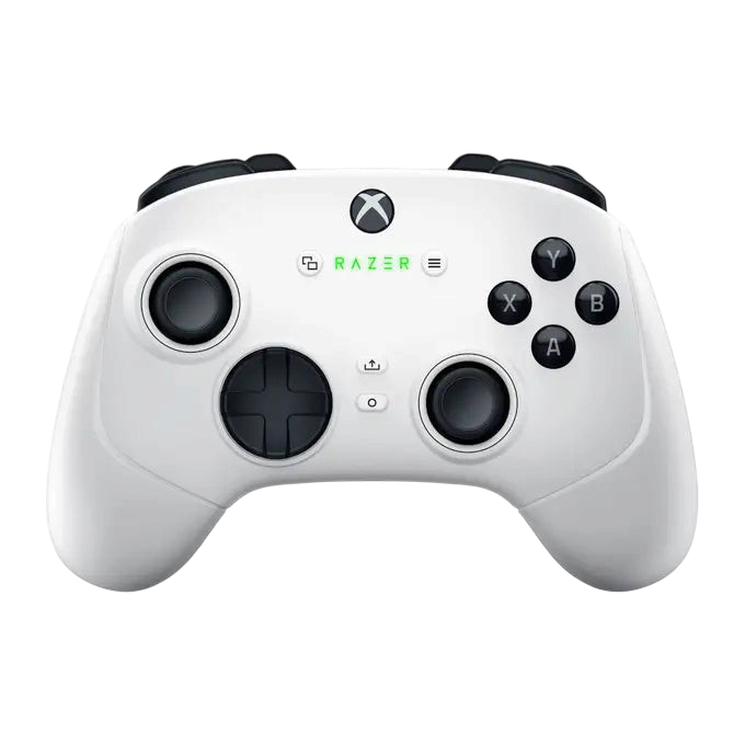 Kryoshift Razer Wolverine V3 Pro white competitive gaming controller with black buttons and Xbox layout